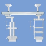 Ceiling Mount Medical Rail Type Pendant Column System for ICU